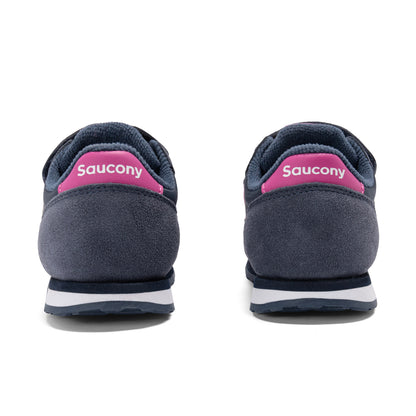 Jazz Hook & Loop Sneaker - Little Kid Navy/Pink