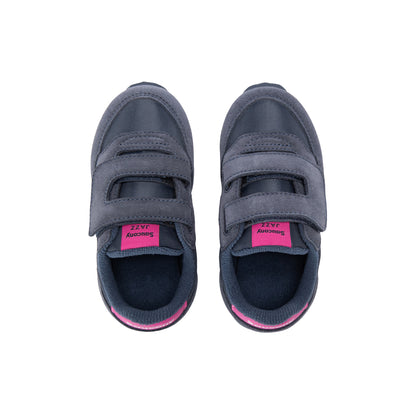 Jazz Hook & Loop Sneaker - Little Kid Navy/Pink