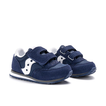 Jazz Hook & Loop Sneaker - Big Kid Cobalt/White