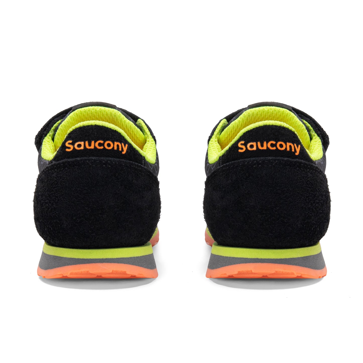 Jazz Hook & Loop Sneaker - Little Kid Black/Lime