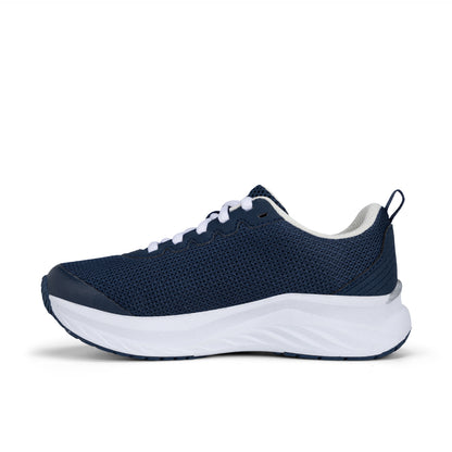 Cadence Sneaker - Big Kid Navy Silver