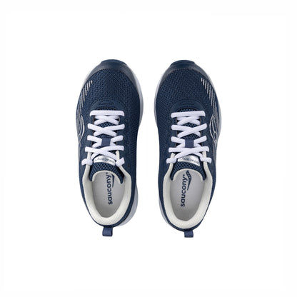 Cadence Sneaker - Big Kid Navy Silver