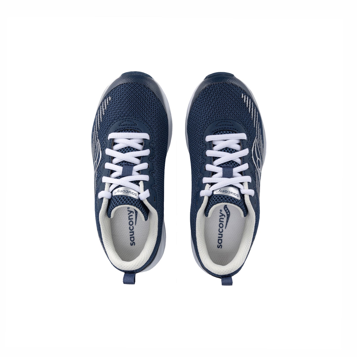 Cadence Sneaker - Big Kid Navy Silver