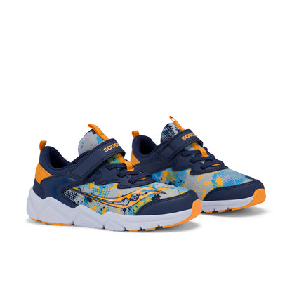 Flash Le Sneaker - Big Kid Grey Navy