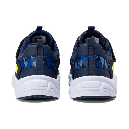 Flash LE Sneaker - Big Kid Navy/Lime