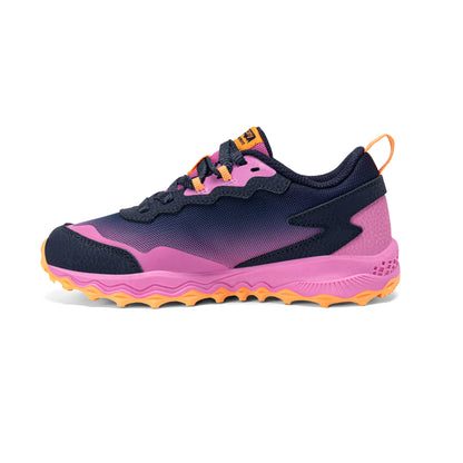 Peregrine KDZ Shield Sneaker - Big Kid Navy/Pink
