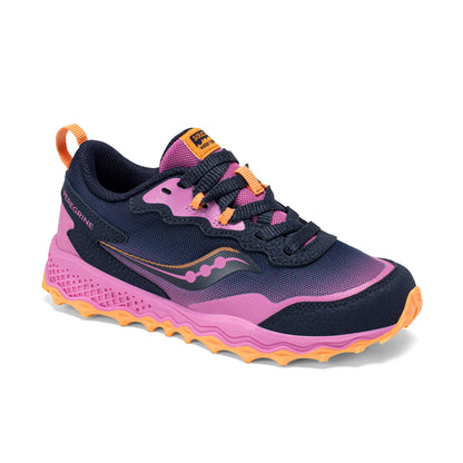 Peregrine KDZ Shield Sneaker - Big Kid Navy/Pink