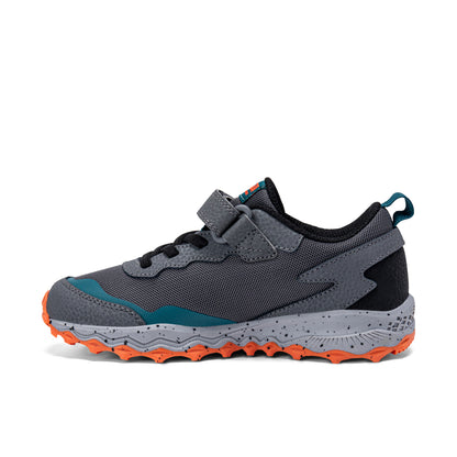 Peregrine KDZ A/C Shield Sneaker - Big Kid Grey/Teal