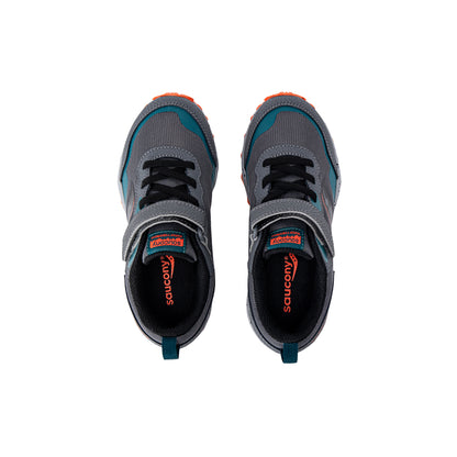 Peregrine KDZ A/C Shield Sneaker - Big Kid Grey/Teal