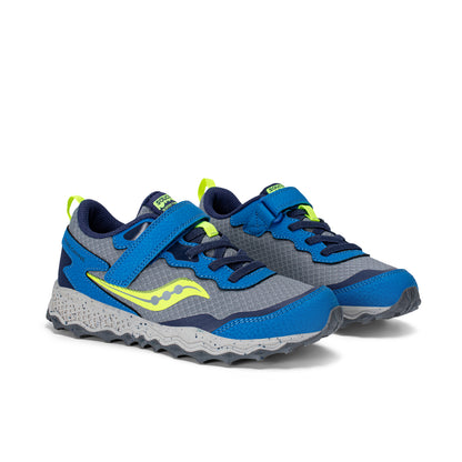 Peregrine KDZ A/C Shield Sneaker - Big Kid Grey/Royal