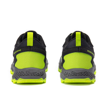 Peregrine KDZ Shield Sneaker - Big Kid Black/Lime