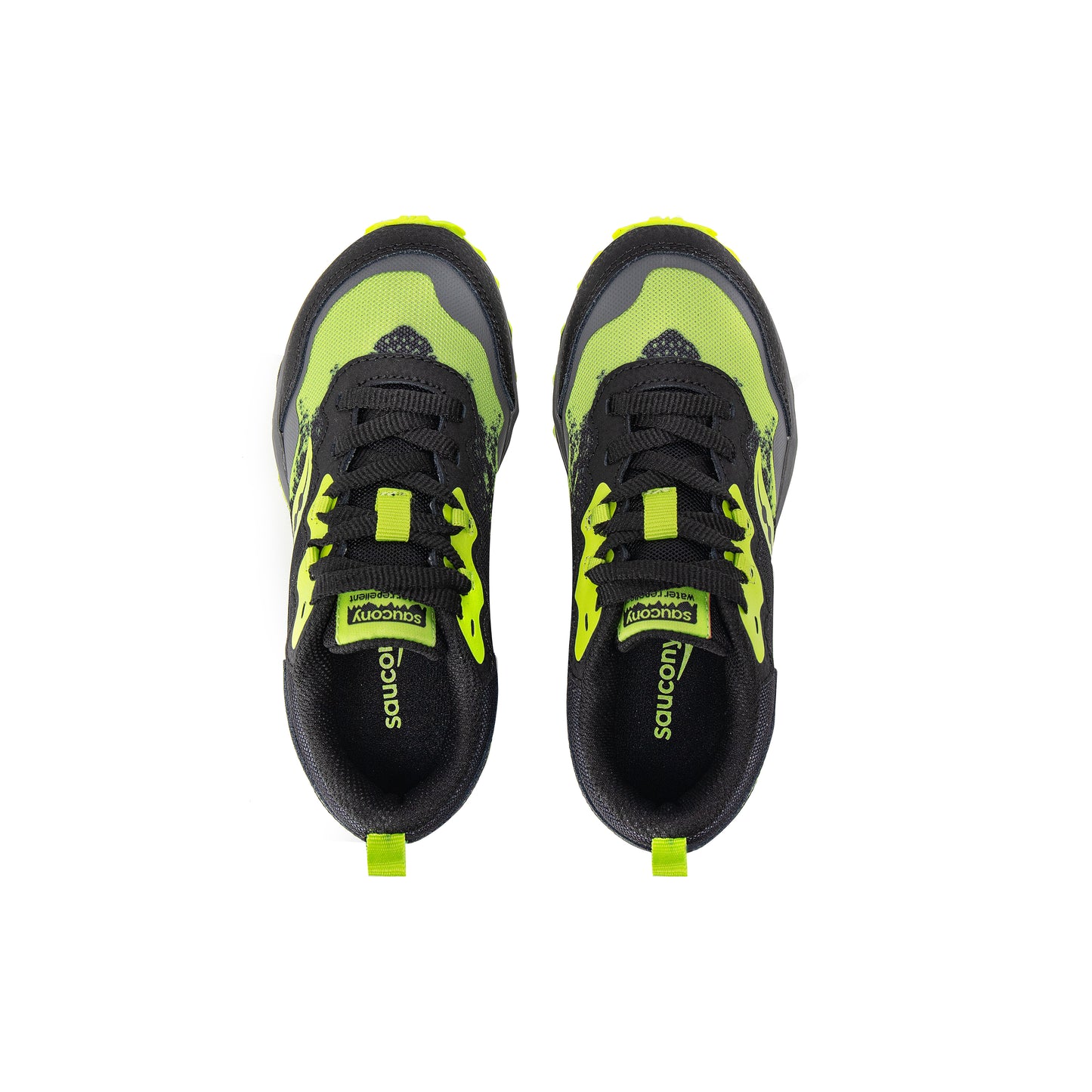 Peregrine KDZ Shield Sneaker - Big Kid Black/Lime