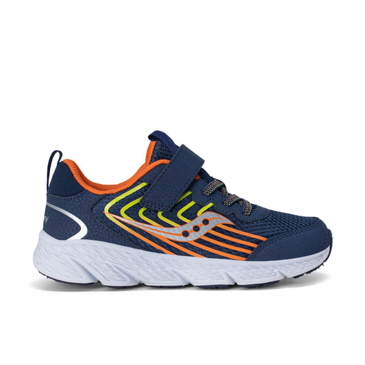 Wind 3.0 A/C Sneaker - Big Kid Navy/Orange