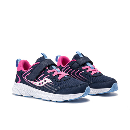 Wind 3.0 A/C Sneaker - Big Kid Navy/Pink