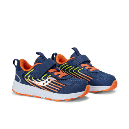 Wind 3.0 Jr. Sneaker - Little Kid Navy/Orange