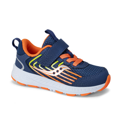 Wind 3.0 Jr. Sneaker - Little Kid Navy/Orange