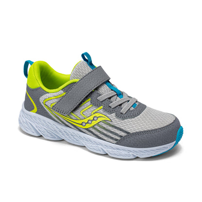 Wind 3.0 A/C Sneaker - Big Kid Grey/Green