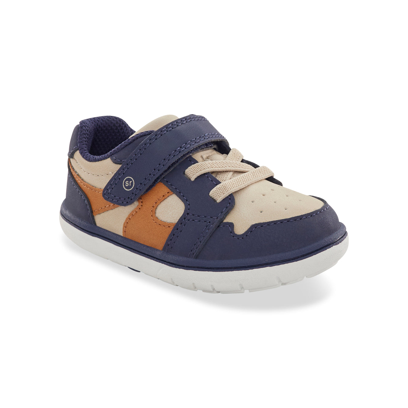 802e - Red Soft Leather Sneaker for Girl by London Kids main image 0