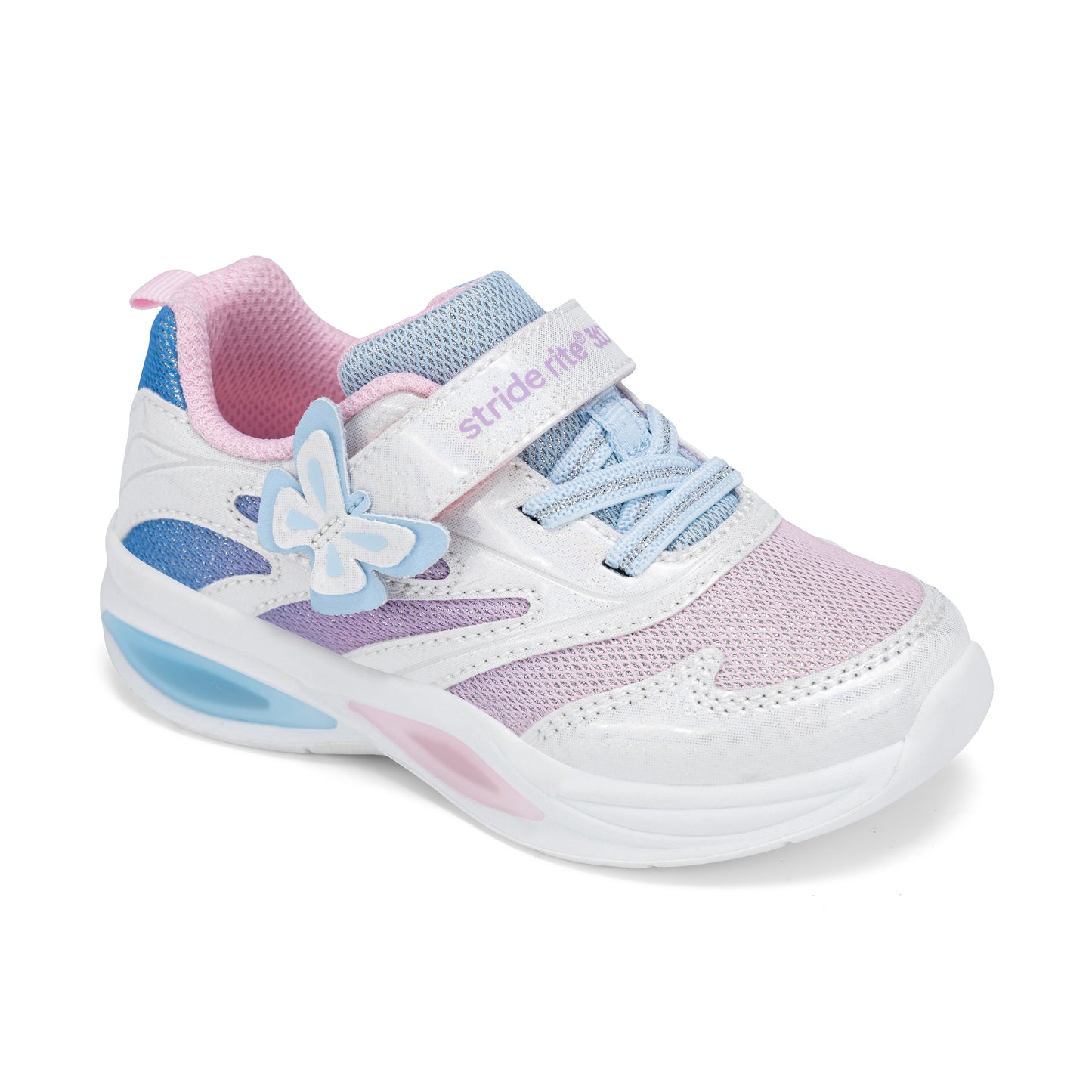Aurora Lighted Sneaker - Little Kid White Multi
