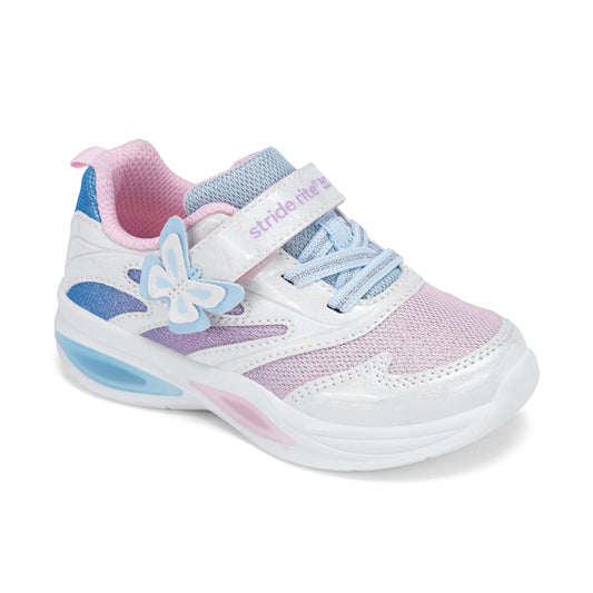 Aurora Lighted Sneaker - Little Kid White Multi