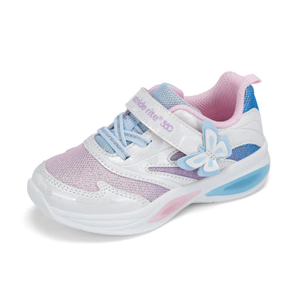 Aurora Lighted Sneaker - Big Kid White Multi