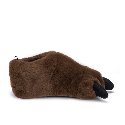 Bear Claw Slipper - Big Kids Brown