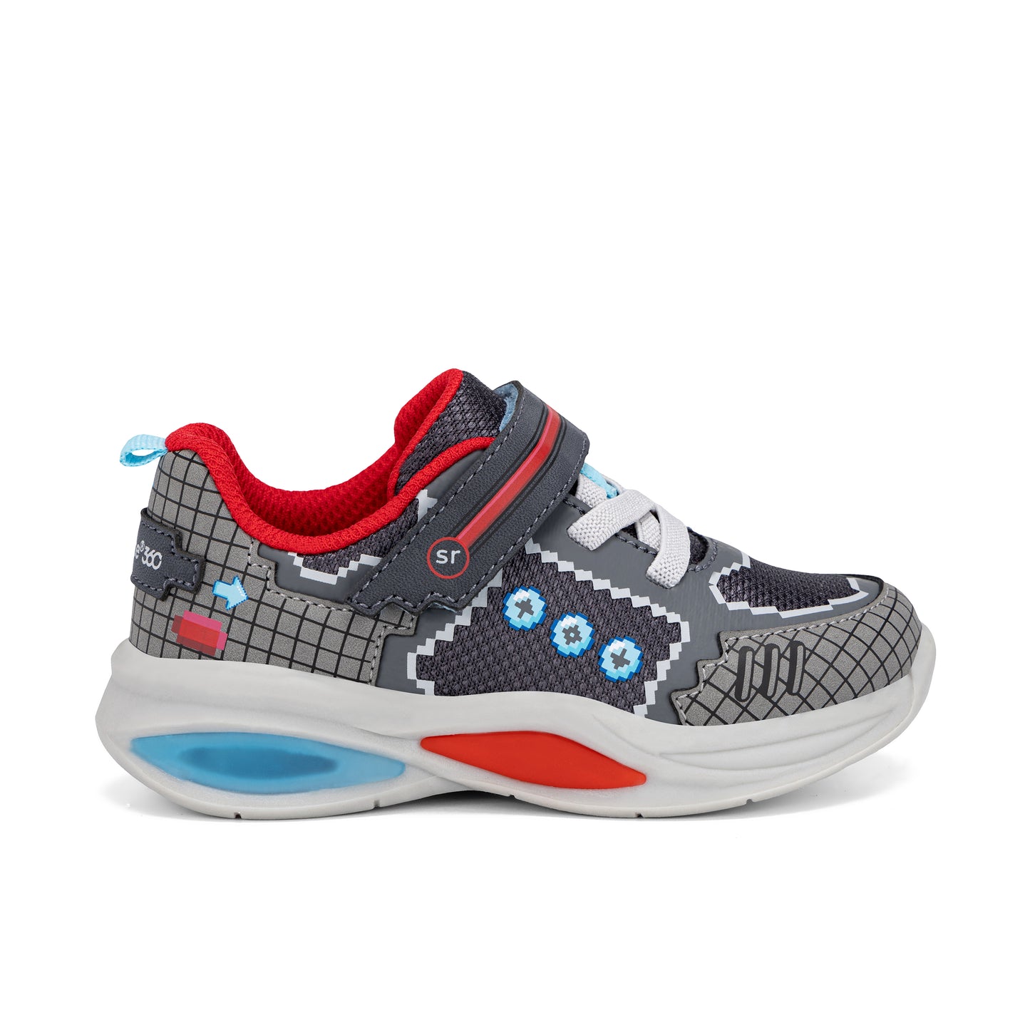 Lighted Console Sneaker - Little Kid Charcoal