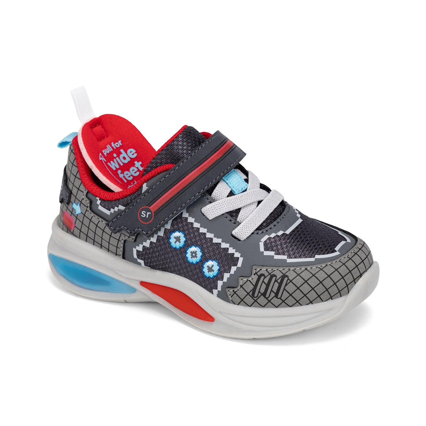 Lighted Console Sneaker - Little Kid Charcoal