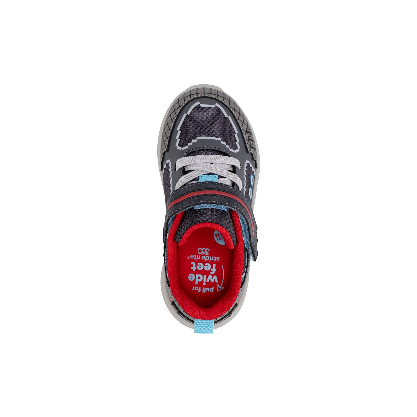Lighted Console Sneaker - Little Kid Charcoal