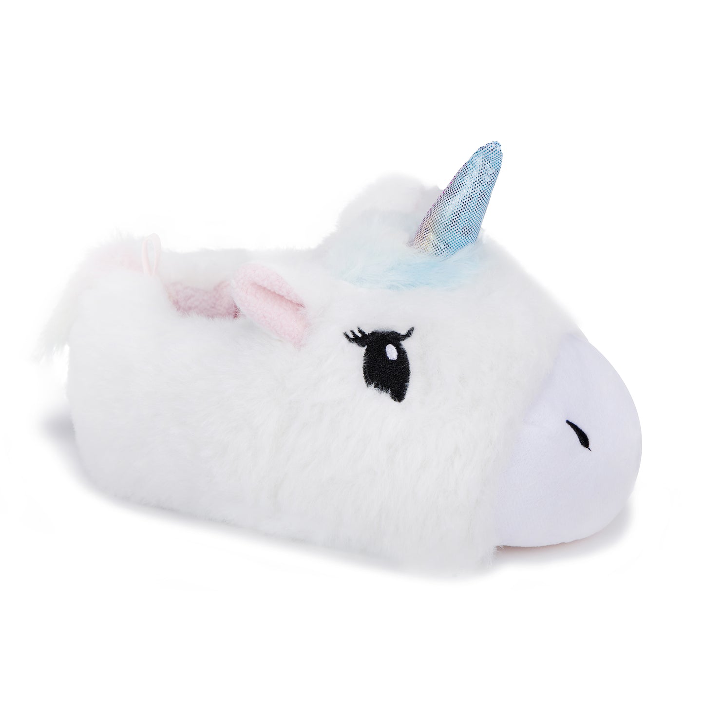 Unicorn Slipper - Big Kids White