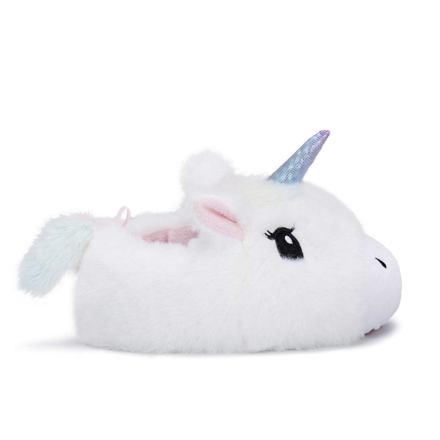 Unicorn Slipper - Big Kids White
