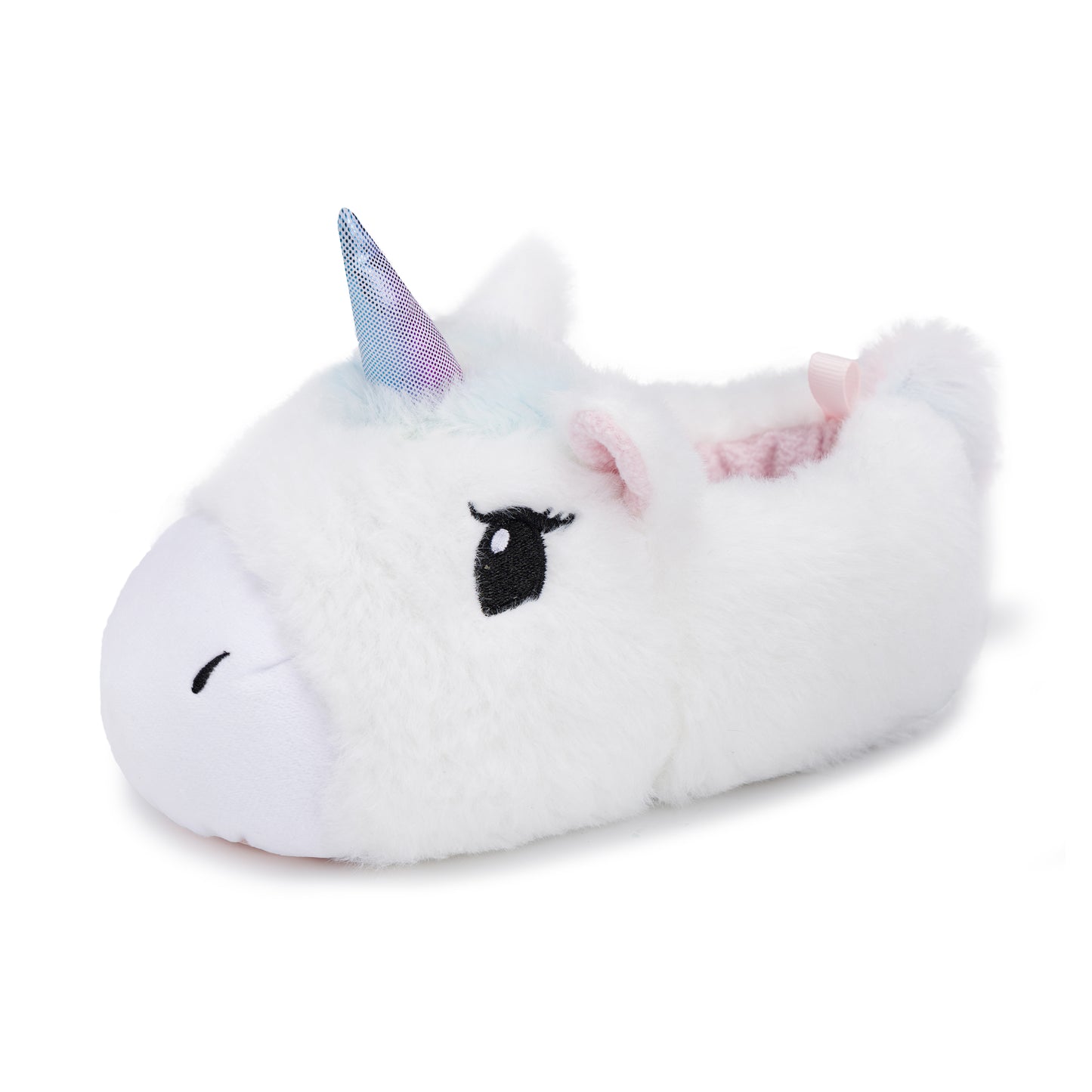 Unicorn Slipper - Big Kids White
