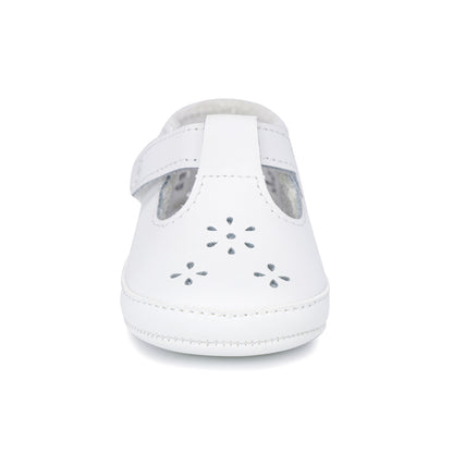 Ella Prewalker Sneaker - Little Kid White