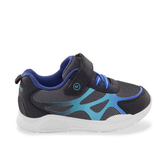 Ryne Sneaker - Little Kid Black/Blue