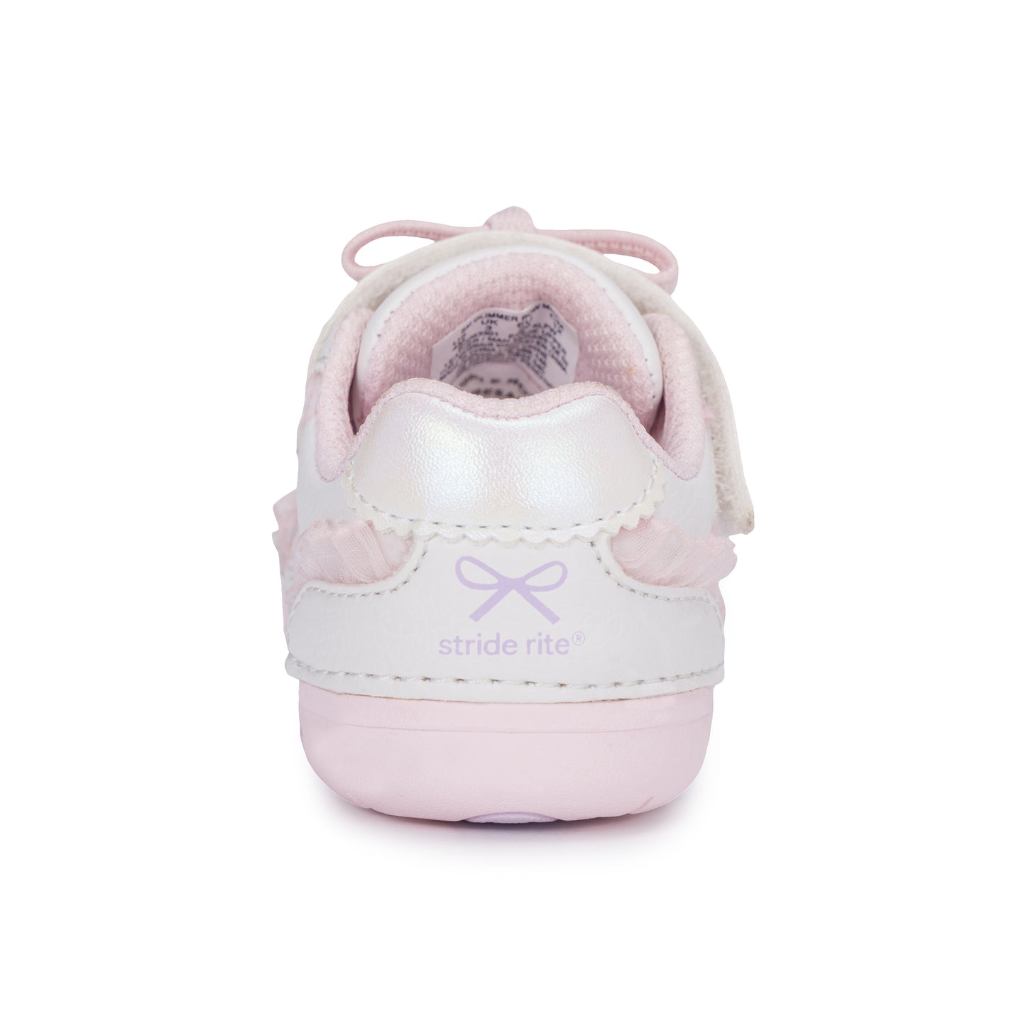 Glimmer Bow Mini Sneaker - Little Kid White/Pink