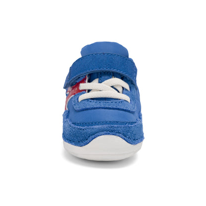 London Run Mini Sneaker - Little Kid Blue Red