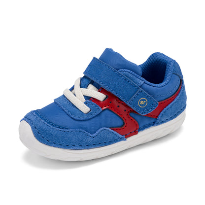 London Run Mini Sneaker - Little Kid Blue Red