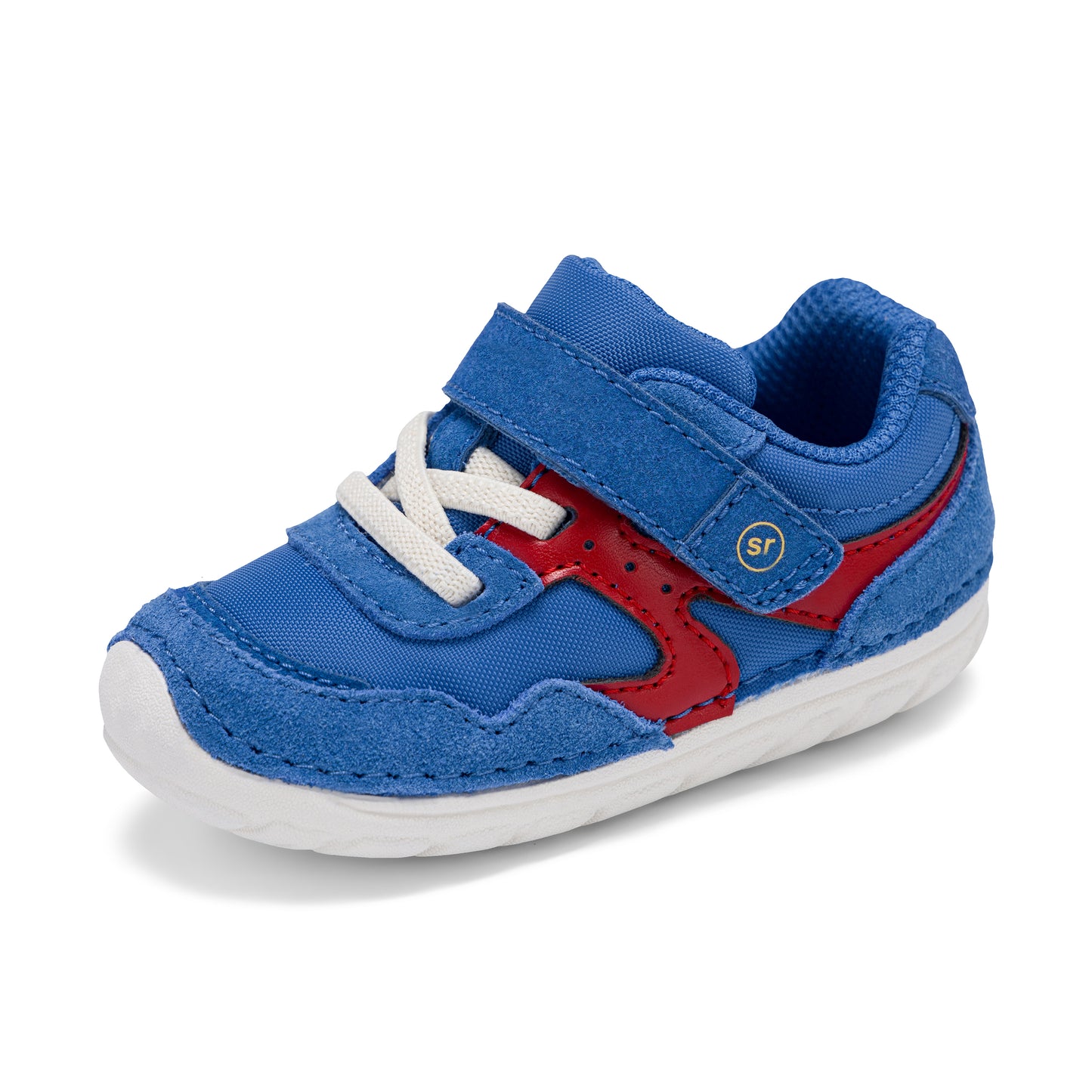 London Run Mini Sneaker - Little Kid Blue Red