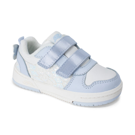 Denver Sneaker - Little Kid Blue Satin