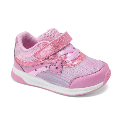 Heart Light Sneaker - Big Kid Pink