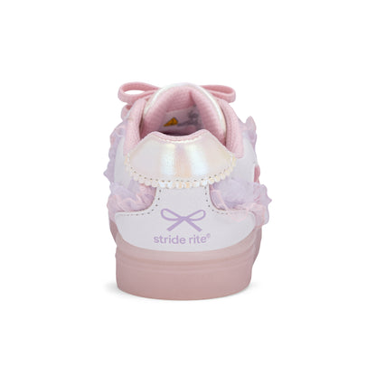 Lighted Bow Sneaker - Little Kid White Pink
