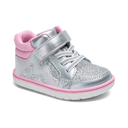 Ames Sneaker - Little Kid Silver/Rainbow