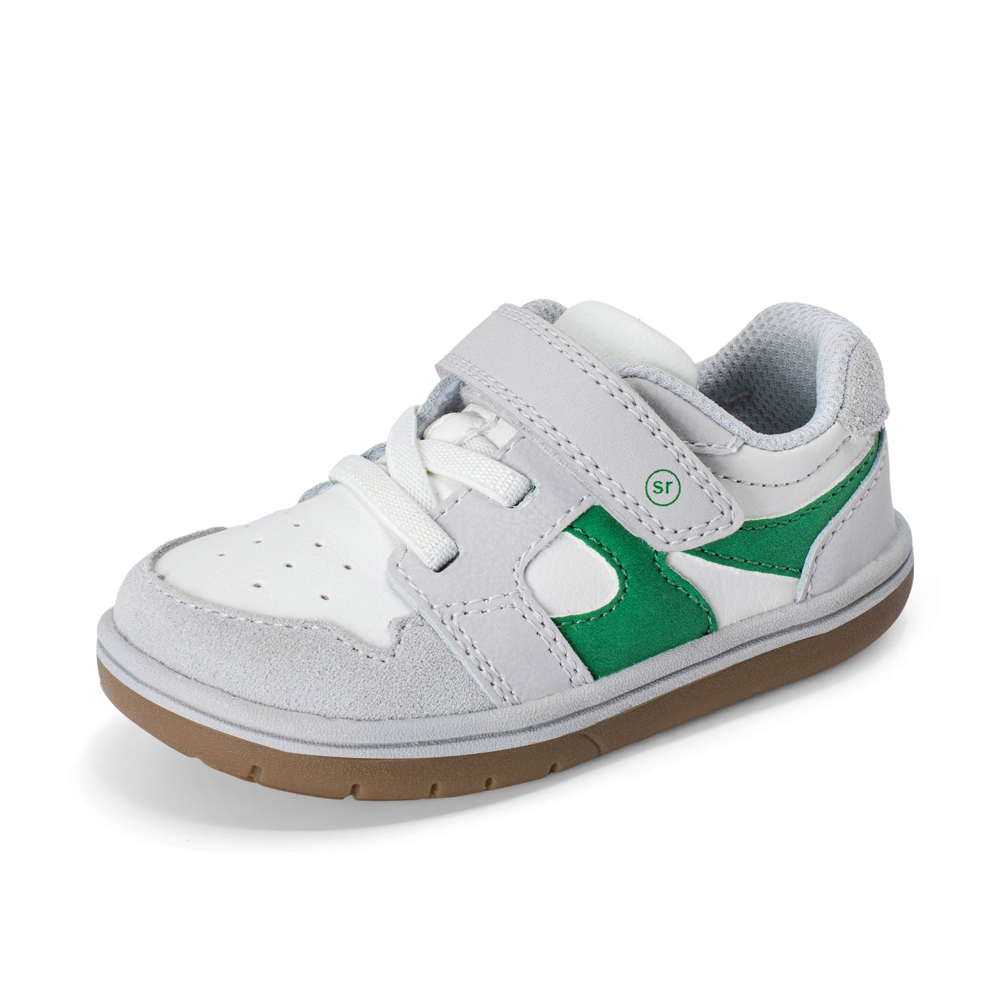 London Sneaker - Big Kid White/Green