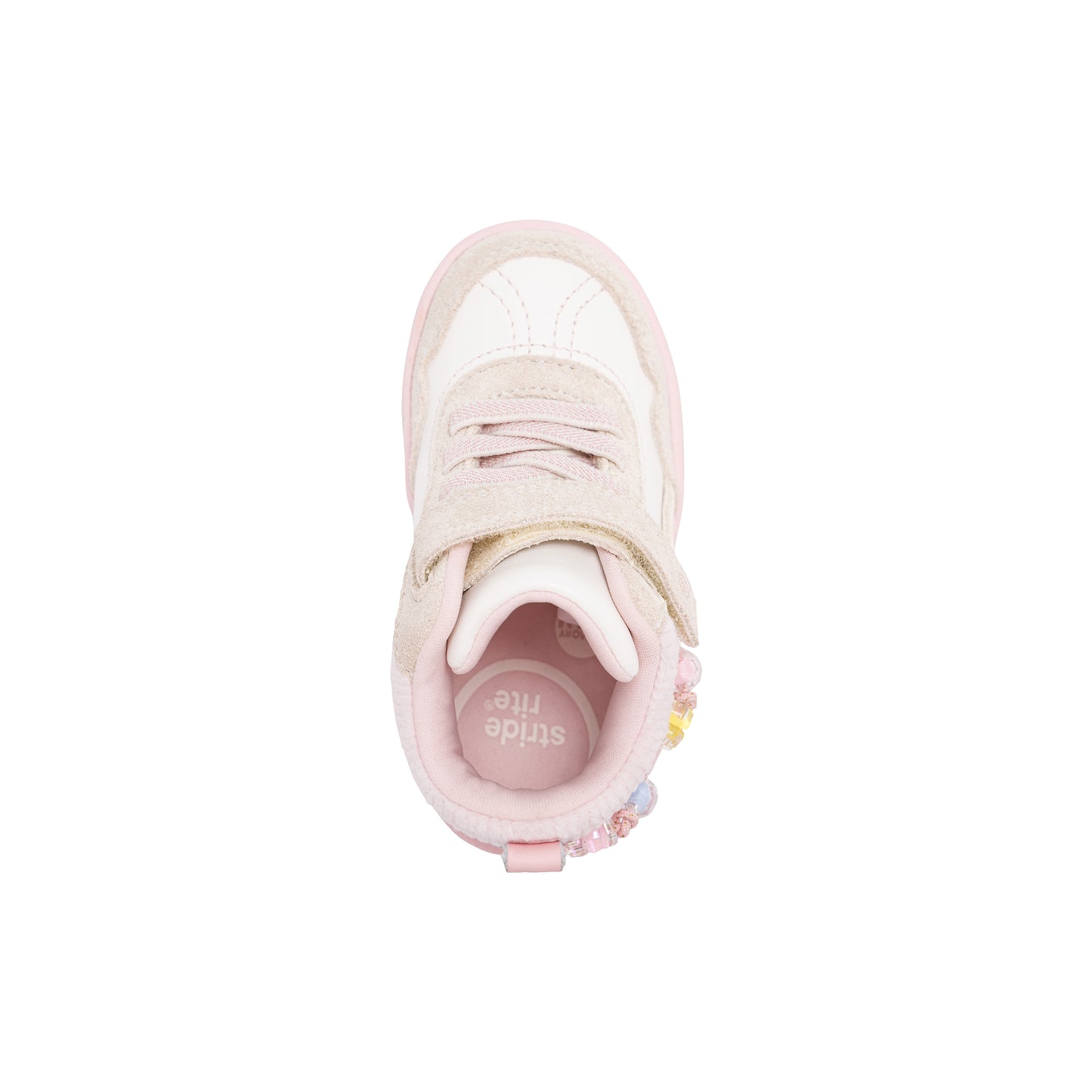 London Mid Sneaker - Little Kid White Pink