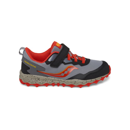 Peregrine Kdz A/C Sneaker - Big Kid Grey/Red/Yellow