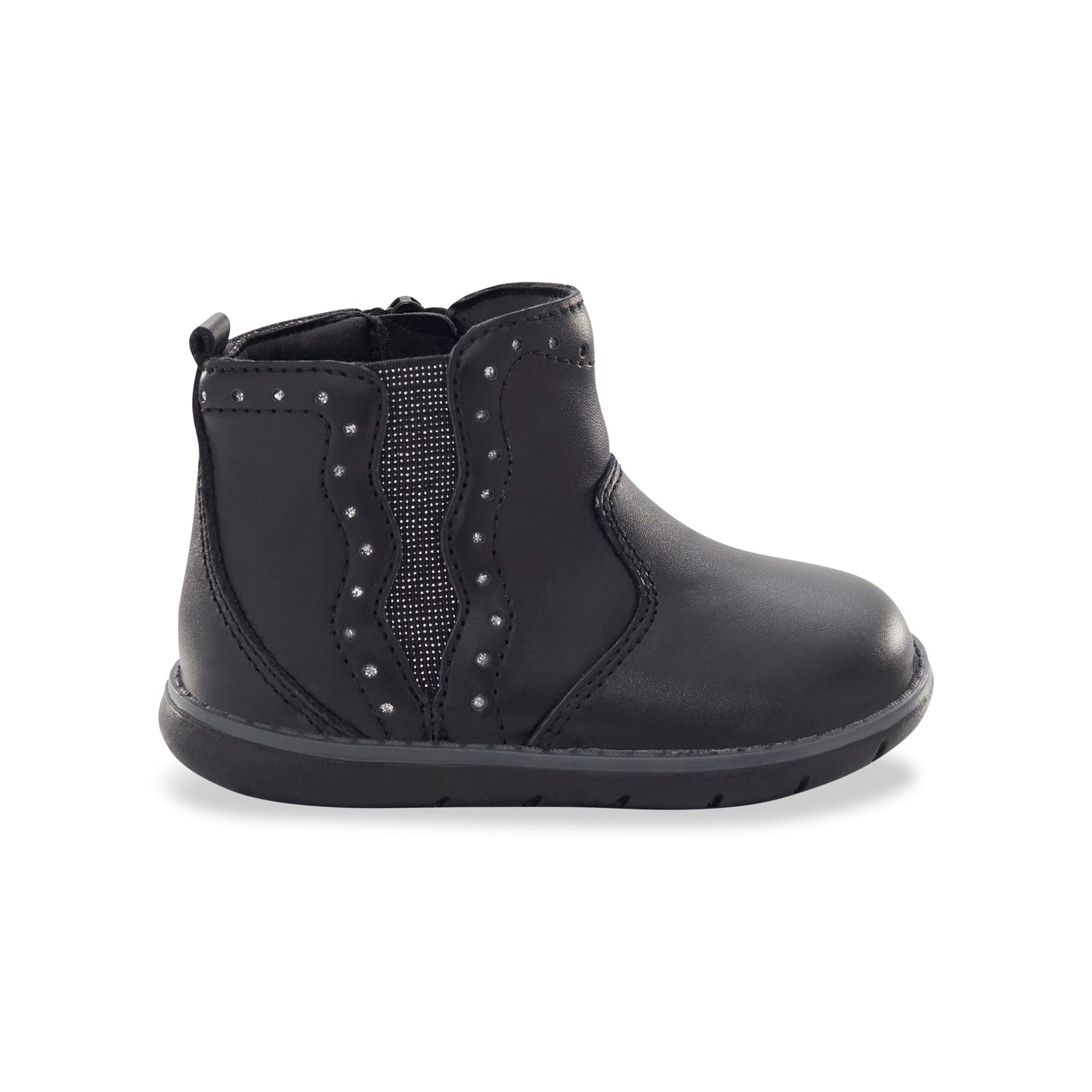 Stride rite black boots new arrivals