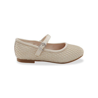 Izzy Ballet Flat - Big Kid Champagne